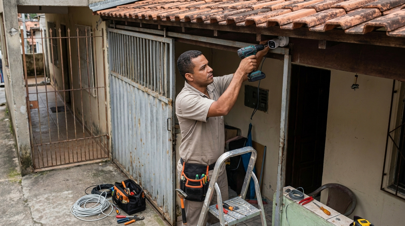 Instalação de Câmera Residencial em Barueri‑SP