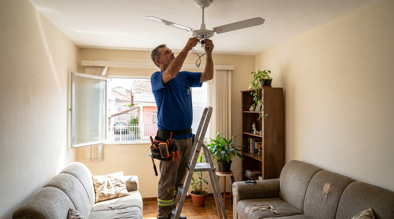 Montagem de Ventilador em Barueri‑SP