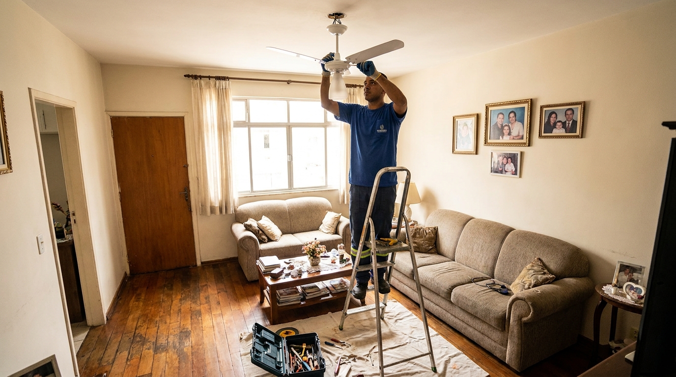 Substituição de Ventilador em Barueri‑SP